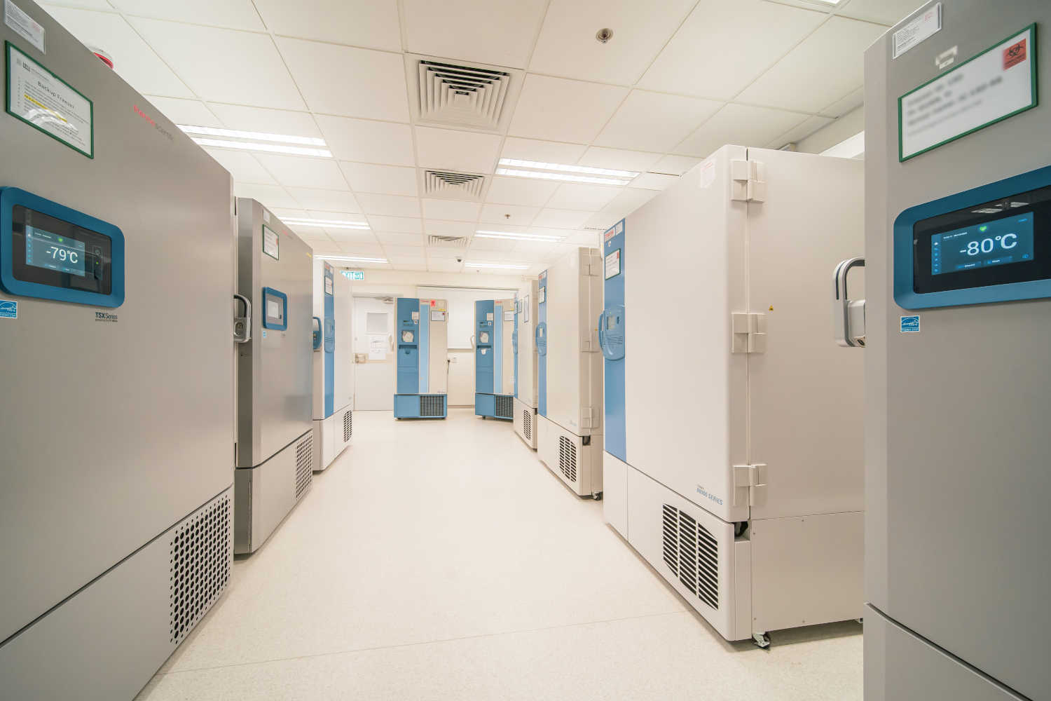 Biobank Freezer Storage Room Biobank Freezer Storage Room