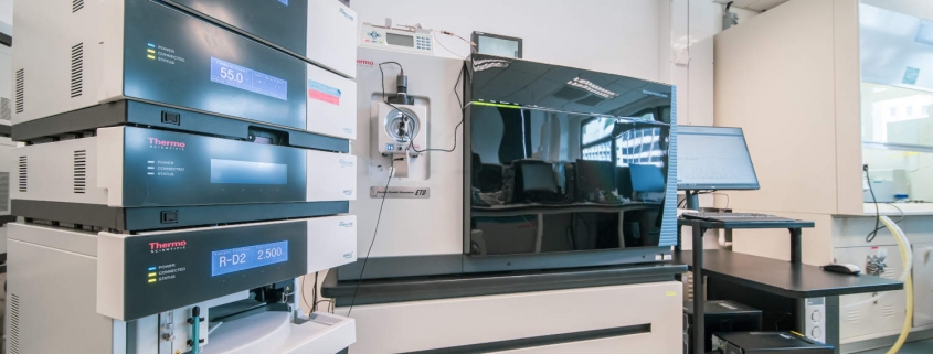 Dionex UltiMate 3000 RSLC nano Liquid Chromatography and Orbitrap Fusion Lumos Tribid Mass Spectrometer