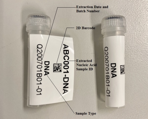 QIAsymphony elution tube label
